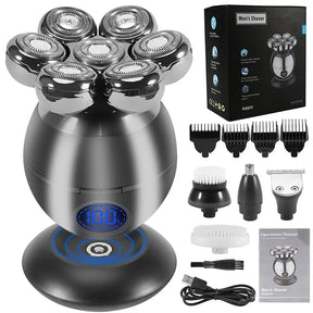 Barbeador Masculino 5 em 1 Impermeável - Barbermax