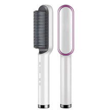 Anion Hair Escova Alisadora 3 em 1 - Alisa, Seca e Hidrata com luzes de Íons