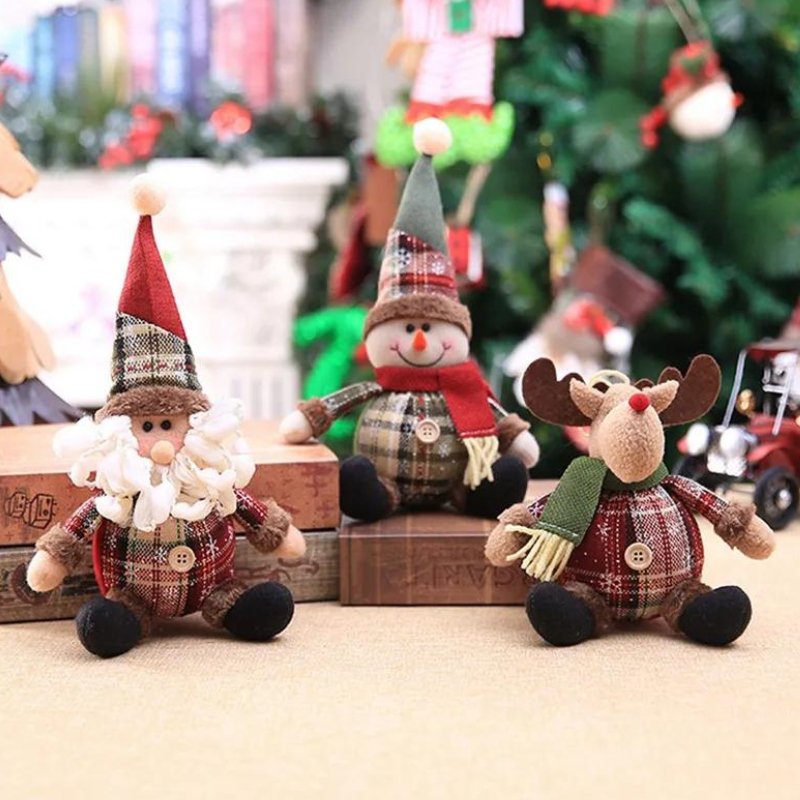 Bonecos de Pelúcia Dercorativos Natal