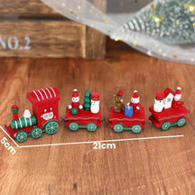 Trenzinho de Madeira Decoração Natal