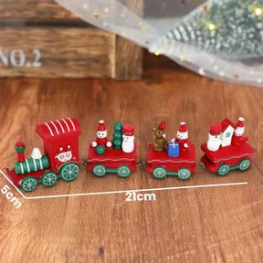 Trenzinho de Madeira Decoração Natal