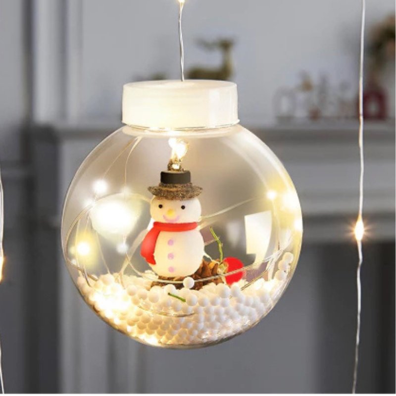 Varal de Luzes Decorativas Natal